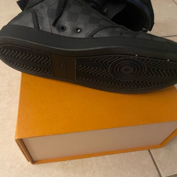 Authentic Louis Vuitton sneakers and crossbody bag